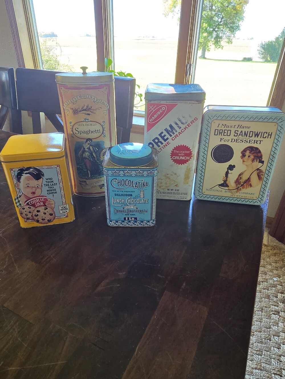 Vintage And Vintage Inspired Tin Can Collectors Lot